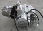 Siver Color Motorcycle Engine Assembly , 50CC Motorcycle Engine Manual Clutch