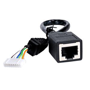 Quality Custom Black OD5.5mm RJ45 Extension Cable Female Connector Cable wholesale
