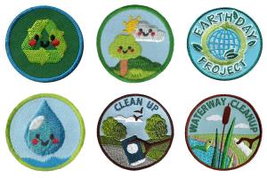 Quality Shrink Proof Iron On Environmental Patches Pantone Embroidery School Badge wholesale
