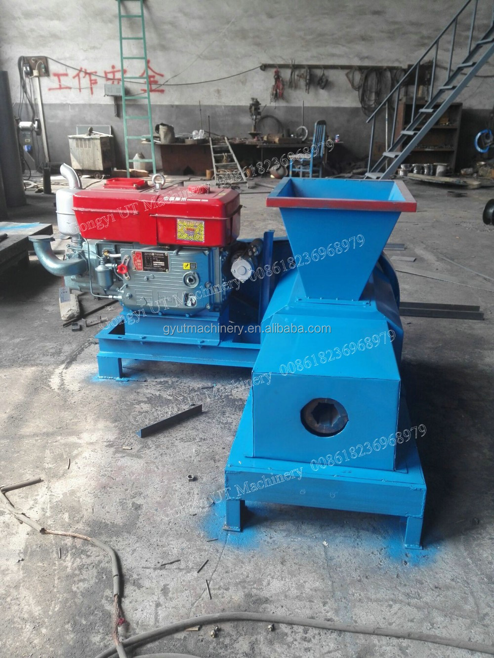 70mm 200kg/h Hydraulic Wood Biomass Cake Piston Press Machine Spare parts After Service