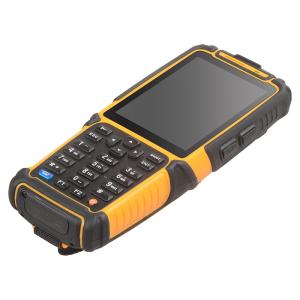 China 4G Wifi Courier Handheld Data Collector Rfid / Barcode Reader Long Working Hours on sale
