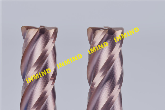 10*R1.0 Corner Radius end mill upto HRC65 4 Flute high hardness R0.5 Corner TiSiN Coating