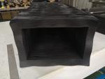 high quality bellows protect cover black colour for techni waterjet machine