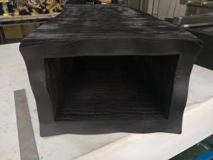 Quality high quality bellows protect cover black colour for techni waterjet cutting machines wholesale
