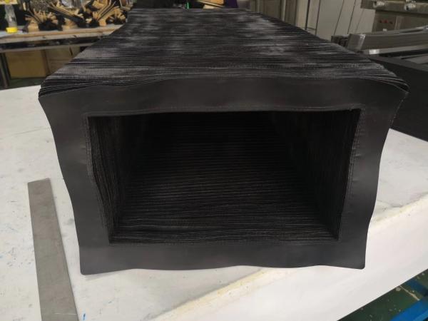 high quality bellows protect cover black colour for techni waterjet machine