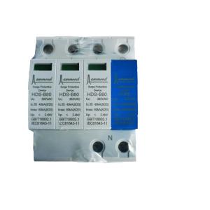 Quality White 80kA Power Surge Protection Device 3 Phase 4P 385V ISO9001 Certificated wholesale