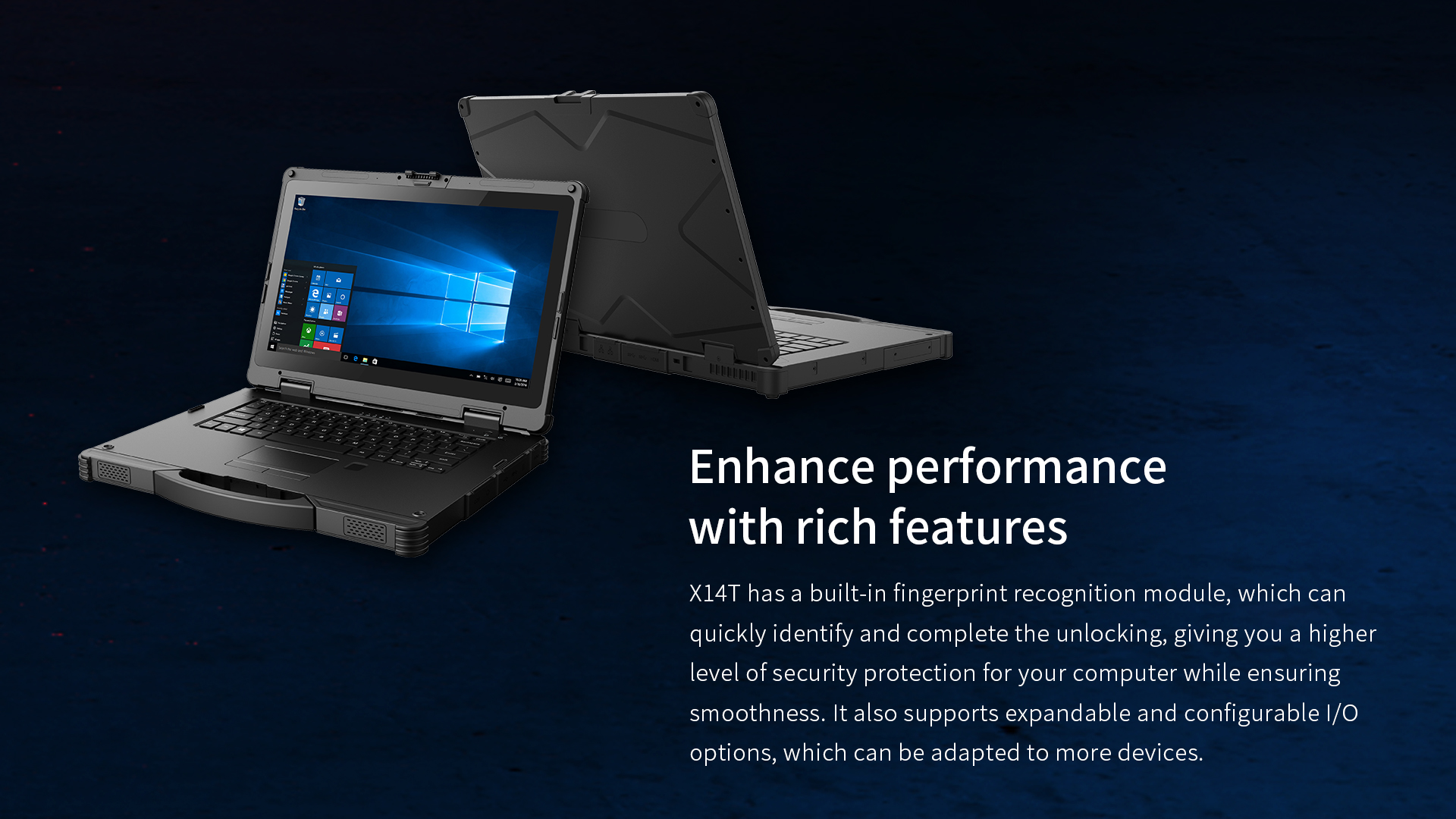 Emdoor 14-Inch Win11 Laptop Intel Core i5/i7 4G/5G DB9 Fingerprint and Graphics Card