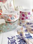 Bow Personalised Printed Ribbon 40mm Floral Printed Ribbon