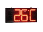 Service Petrol Station Signage Temperature Display Outdoor Led Clock Sign Auto