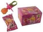 Multicolor Hard Flash Light Up Candy With Diamond Ring Shape Fruit Flavor