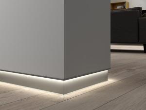 Quality 0.8mm Led Strip Channel With Diffuser Light Baseboard wholesale