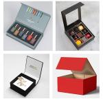 Food Grade Custom Magnetic Packaging Paper Box for Gift Shopping Lift-Off Lid