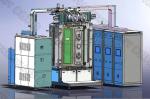 PVD Vacuum Metallizing Equipment on Copper Valves , Plumber Fittings / Chrome