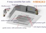 ABS Panel Cassette Fan Coil Unit For Industrial Air Conditioner