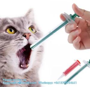 Quality Dual Purpose Pet Pill Feeder Gun Pet Dog Cat Pill Gun Capsule Medication Syringe Medicine Syringe Feeding wholesale