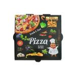 Eco Friendly Paperboard Rigid 10 Inch Pizza Boxes Flatbread ODM