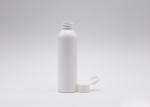 180ml Plastic Bottle White Cosmetic Shampoo Bottle With 24mm Disc Top Cap