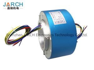 China Lead free100mm through bore electrical slip ring / miniature slip ring Max speed:500RPM on sale