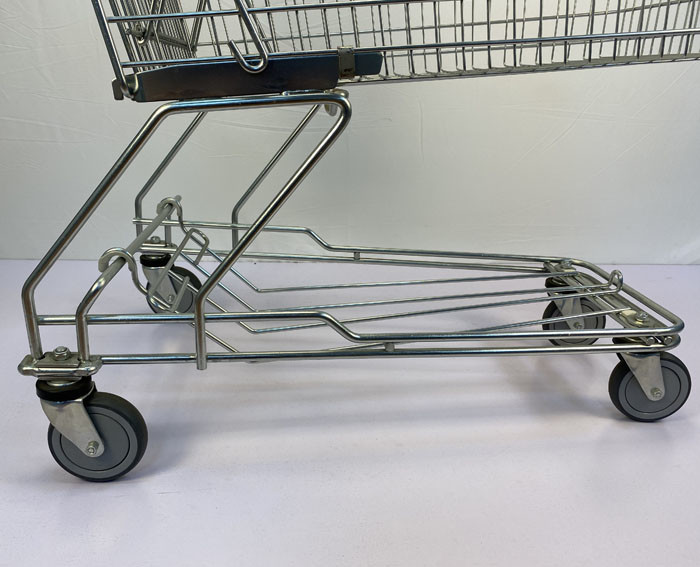 180L High Capacity Q195 Steel Metal Shopping Trolley Asian Type