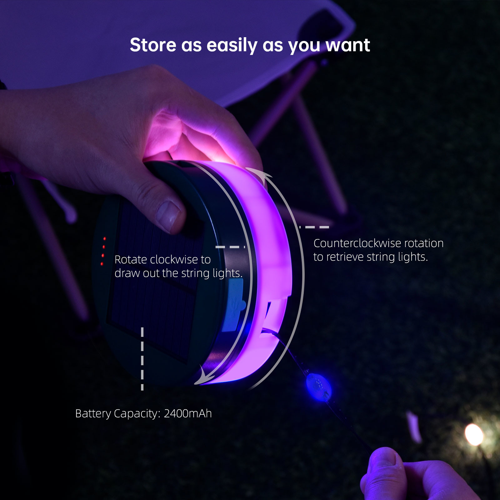 Modern LED Solar Pathway Lights Green Orange Color Yard Lighting Auto On Off