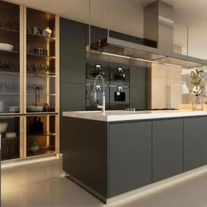Quality Villa and Apartment Furniture Custom Luxury Matte Cabinets with Private Label Design wholesale