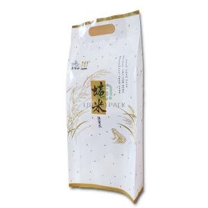 Quality Light Proof 60 Microns VMPET Side Gusset Pouch , Plastic Bags For Rice Packaging wholesale
