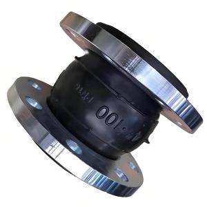 Quality PN16 EPDM Pipe Neoprene Absorbing Vibration Single Sphere Rubber Expansion Joints Flanged Flexible wholesale