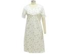 Offwhite Female Night Dress Sleepwear , Women'S Cotton Knit Nightgowns Oversized