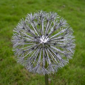 Quality 304 316 Stainless Steel Yard Art Electroplate Dandelion Shape For Garden wholesale