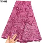 Hot selling embroidered tulle lace net lace african lace fabric