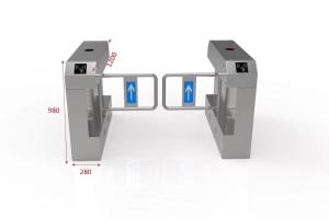 Quality Single Lane 1000mm Swing Barrier Turnstile With Fingerprint wholesale