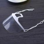 Hygiene Double Sided Fogging Prevention Transparent Plastic Face Mask