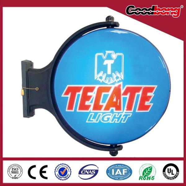 New Promotion Acrylic Round Rotating Advertising Silk- screen Light Box