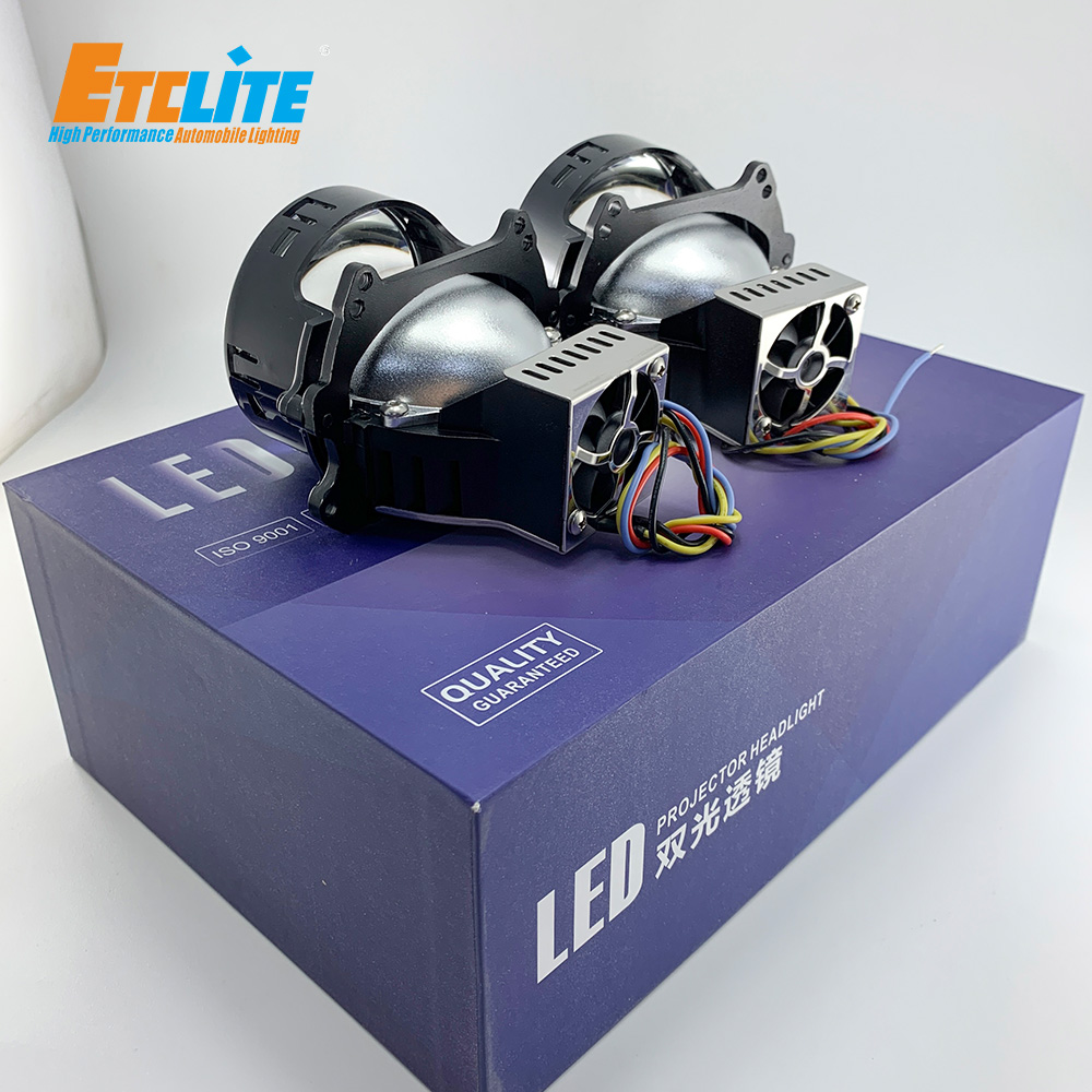 3.0 Inch 60W Bi Projector Led Headlight For Car 9600LM per Pair