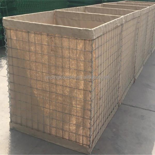 Aluminum Zinc Coated Recoverable Defensive Barrier Wall for TT/Western Union