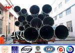 Electric Power Transmission Line Tubular Steel Pole 10kV Hot Dip Galvanized