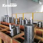 Excavator Hydraulic Breaker Piston Casting Steel Material KS100 KS120 KS150