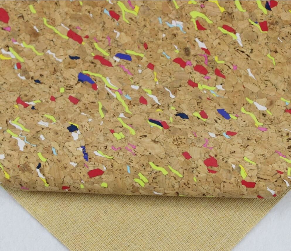 1.35m Width Coloful Nature Cork Fabric/Leather for iPhone Cover, iPad Cover