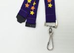 Promotion Gifts Silk Screen Lanyards / Breakaway Id Lanyard With Colorful Stars