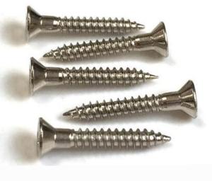 Quality Stainless Steel Flat Self Tapping Screws Passivation Surface 6g Tolerance wholesale