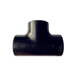 China Carbon Steel ASME B16.9 Pipe Fitting Seamless Straight/Reducing Tee SCH40 DN50 ASTM A234 WPB Butt Weld on sale