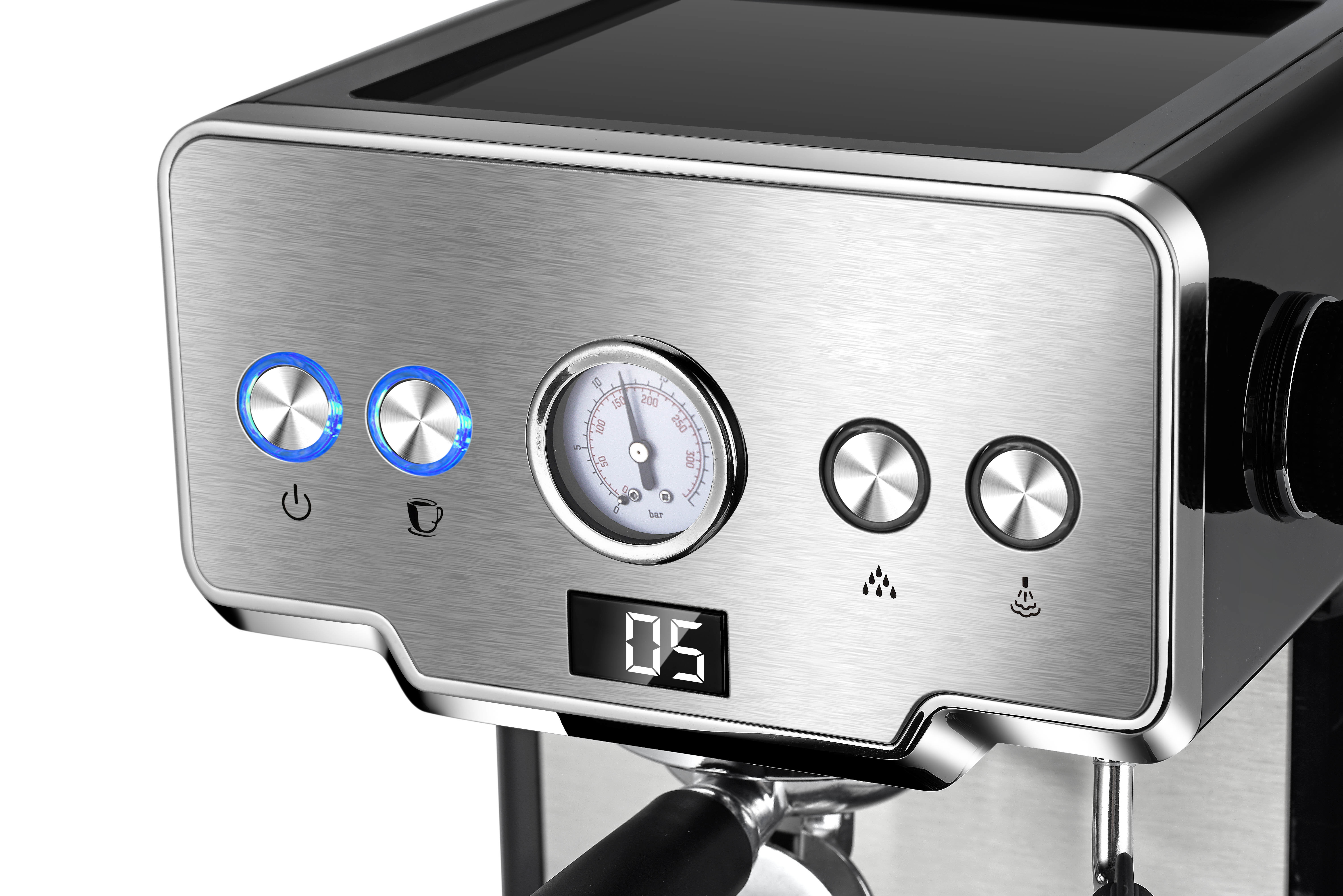 Italian Pump Household Coffee Machine 220V 15 Bar Espresso Machine