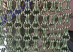Fly Insect Control Metal Chain Link Curtains Free Length With Metal Track