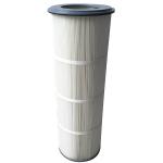 Fiberglass 0.5um Industrial Dust Collector Cartridge Filters Cellulose Polyester