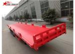 24/32/48/53/50 Foot Semi Truck Flatbed Trailer With Leaf Spring Suspension