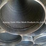 Low Carbon Galvanized V Wire Wrapped Johnson Screen Pipe Φ5.5mm Round Support