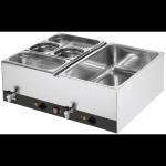 Stainless Steel Electric Cooking Equipment Silver 220-240v 50hz Temperature