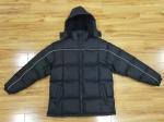 Light Mens Hooded Padded Jacket Winter Mens Puffer Coat Fur Hood