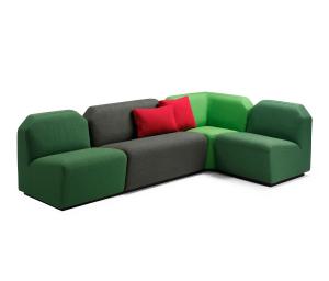 Quality Colorful Corner Commercial Booth Sofa Seating For Hotel Lobby / Shopping Mall wholesale