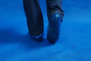Quality Protective Disposable Shoe Covers , Impervious Medical Disposable Shoe Booties wholesale